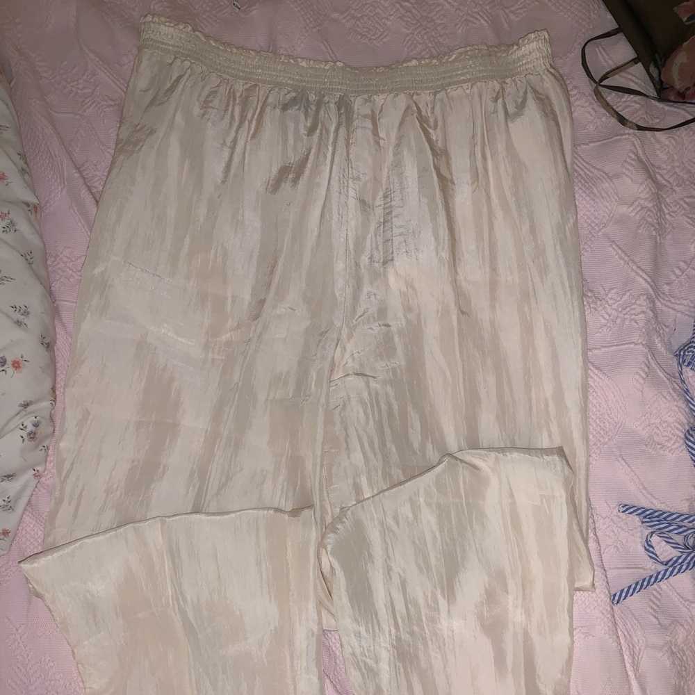 Silk pants